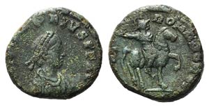 Honorius (393-423). Æ (13mm, 2.22g, 11h). ... 