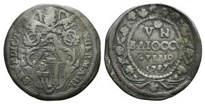Italy, Papal, Benedetto XIII (1724-1730). Æ ... 