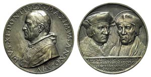 Papal, Pio XI (1922-1939). AR Medal 1935 ... 