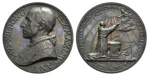 Papal, Pio XII (1938-1958). Æ Medal 1943 ... 