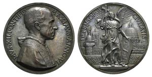 Papal, Pio XII (1938-1958). Æ Medal 1944 ... 