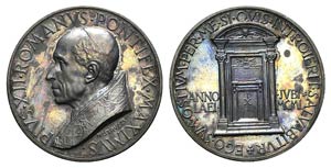 Papal, Pio XII (1938-1958). Æ Medal 1950 ... 