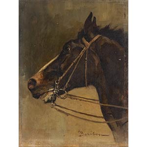 GIUSEPPE BARISON (Trieste 1853 -1931)
Horse ... 