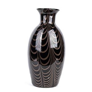 CENEDESEBlack vase with phenicio decoration, ... 