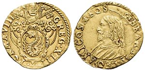 ROMA - Gregorio XIII (1572-1585) - Scudo ... 