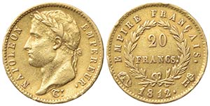 Roma. Napoleone I (1804-1815). 20 Franchi ... 