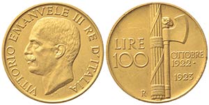 Vittorio Emanuele III (1900-1943). 100 Lire ... 