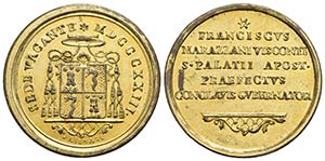 PAPALI - Sede Vacante (1823) - Medaglia - ... 