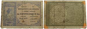 BIGLIETTI DI STATO - Umberto I (1878-1900) - ... 