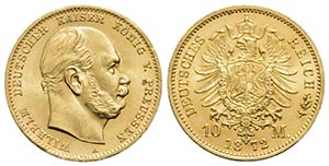 GERMANIA - PRUSSIA - Guglielmo I (1861-1888) ... 