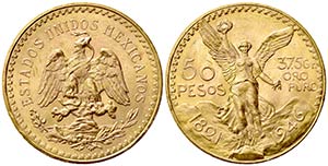 MESSICO. 50 Pesos 1946. Au (37mm, 41.79g). ... 