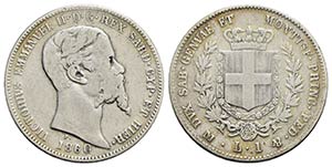 Vittorio Emanuele II (1849-1861) - Lira - ... 