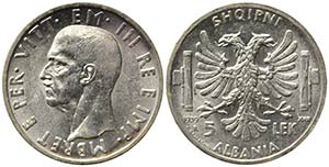 Vittorio Emanuele III (1900-1943). Albania. ... 