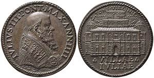 PAPALI. Giulio IV (1572-1585) Medaglia con ... 