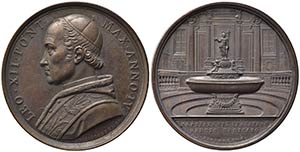 PAPALI. Leone XII (1823-1829). Medaglia anno ... 