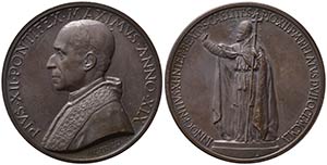 PAPALI. Pio XII (1939-1958). Medaglia anno ... 