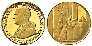 Paolo VI (1963-1978). Medaglia Anno Santo ... 