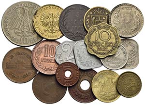 Estere - - - Lotto di 13 monete Asia - - ... 
