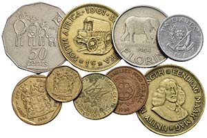 Estere - - - Lotto di 9 monete Africa - - ... 