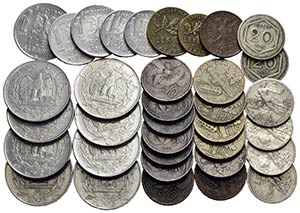 Savoia - - - Lotto di 35 monete di cui 8 ... 