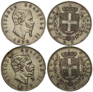 Savoia. Vittorio Emanuele III. Lotto di due ... 