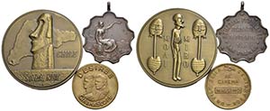 Medaglie Estere - - - Lotto di tre medaglie ... 