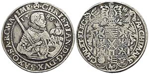 GERMANIA. SASSONIA. Cristiano I (1586-1591) ... 