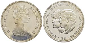 GRAN BRETAGNA. Elisabetta II. 25 Pence - ... 