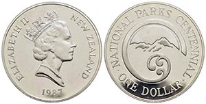 NUOVA ZELANDA. Elisabetta II (1952). Dollaro ... 