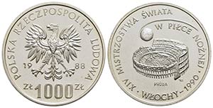 POLONIA - Repubblica - 1.000 Zloty - 1988 - ... 