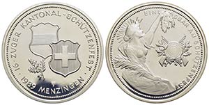 SVIZZERA. 50 Franchi - 1989 - Zug - AG R Kr. ... 