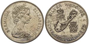 BERMUDA. Elisabetta II (1952). Dollaro - ... 