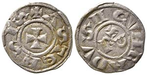 ASTI. Comune (1140-1336). Denaro Ag (0,68 ... 