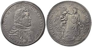 FIRENZE. Ferdinando I (1587-1609). Piastra ... 