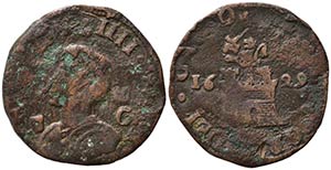 NAPOLI. Filippo IV (1621-1665). 9 cavalli ... 