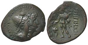 Bruttium, Rhegion, c. 211-201 BC. Æ ... 