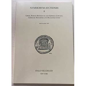 Vecchi I. Nummorum Auctiones No. 8. Greek, ... 