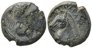 Anonymous, Rome, c. 269 BC. Æ (17mm, 4.58g, ... 