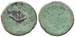 Greek-Roman Æ Tessera, c. 1st century BC - ... 