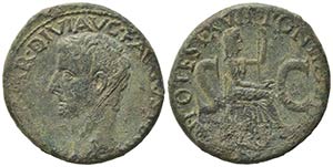 Tiberius (14-37). Æ As (27mm, 11.00g). ... 