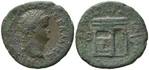 Nero (54-68). Æ As (28mm, 10.98g). Rome, c. ... 