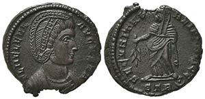 Helena (Augusta, 324-328/30). Æ Follis ... 