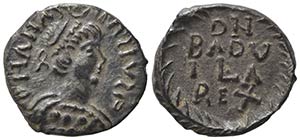 Ostrogoths, Baduila (541-552). AR Half ... 