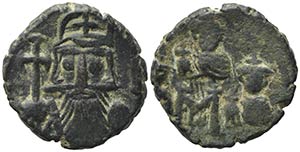 Constans II (641-668). Æ 40 Nummi (20.5mm, ... 