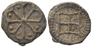 Byzantine-Medieval PB Tessera (15.5mm, ... 
