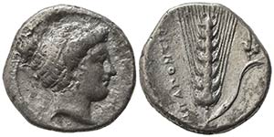 Southern Lucania, Metapontion, c. 400-340 ... 