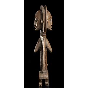 A WOOD TWO-HEADED MARIONETTE Mali, ... 