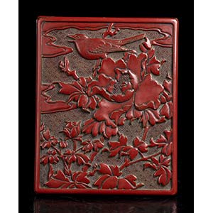 A LACQUERED WOOD BOX China, 20th ... 