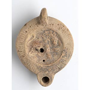 Roman Oil Lamp with Lion; 1st - 3rd ... 