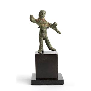 Roman bronze statuette of Herakles, 3rd - ... 